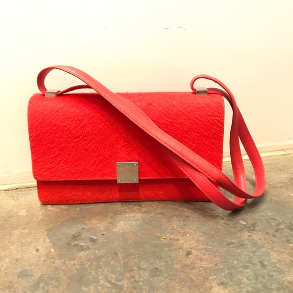 Celine coral pony case flap bag - Picture 3 of 8